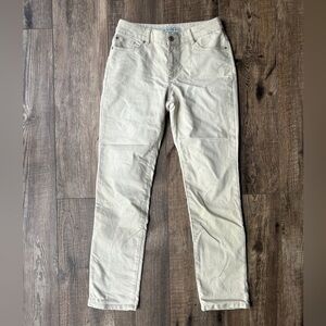 Chico's Platinum Denim Kahki Color Women's Size 0.5 Regular